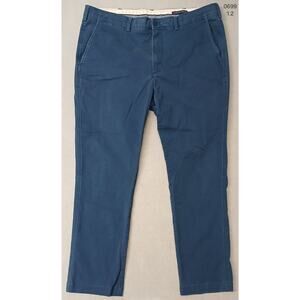 Cremieux (38x30) Men's Comfort Stretch Blue Khaki Pants